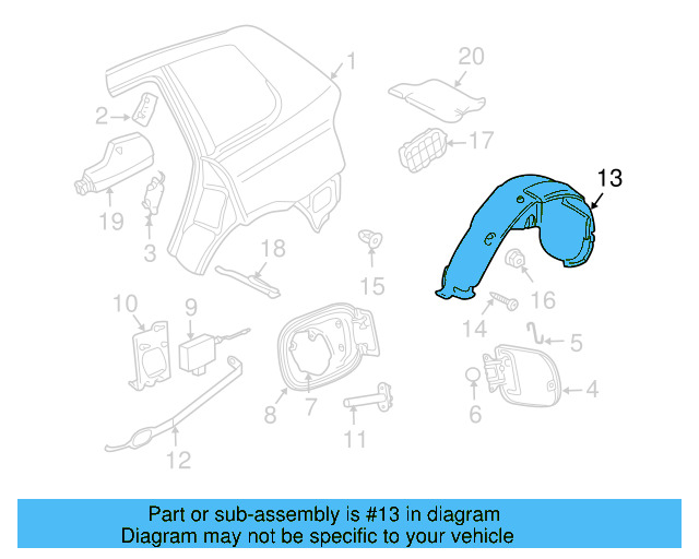 Wheelhouse Liner 7L6-810-972-A