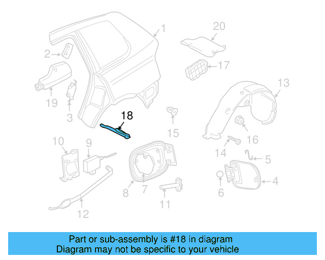 Sound Absorber 7L0-864-637-B - View 9