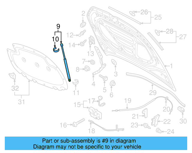 Support Cylinder 5GM-823-359 - View 7