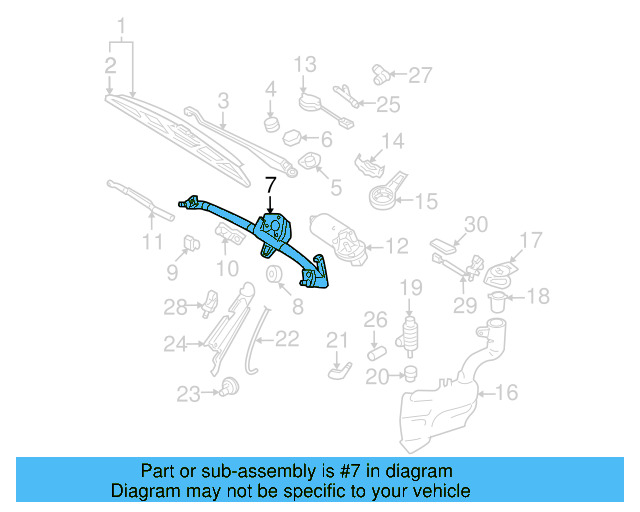 Linkage Rod 1J0-955-325-A - View 4
