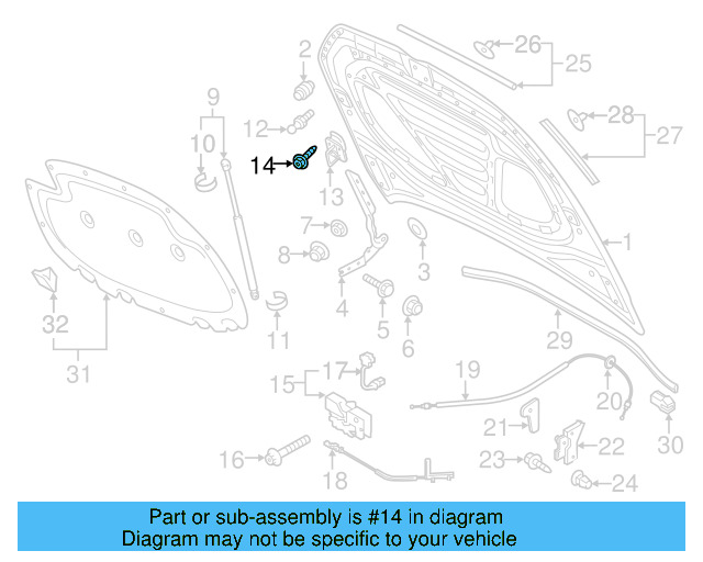 Lock & Switch Bolt WHT-000-425 - View 70
