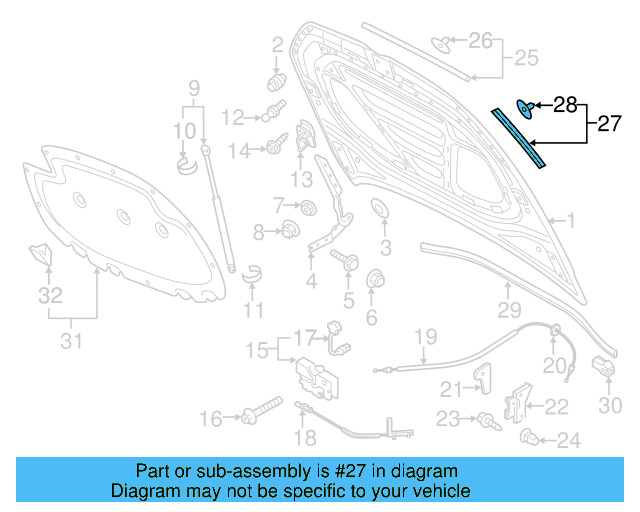 Front Seal 5G0-823-707 - View 10
