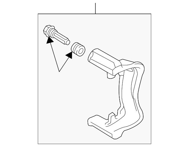 Caliper Mount 1K0-615-425-P - View 10