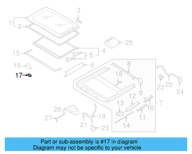 Air Deflector Stop 8D5-898-652 - View 21