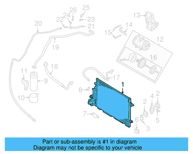 Condenser Assembly 3B0-260-401-B - View 4