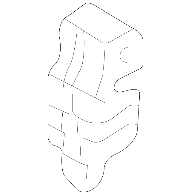 Upper Insulator Bracket 8D0-260-427 - View 2