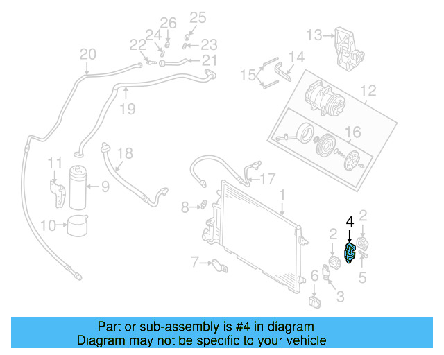 Upper Insulator Bracket 8D0-260-427 - View 7