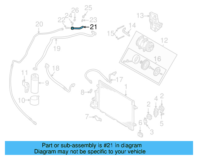 AC Hose 3B1-260-740-A - View 18