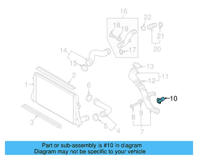 Turbocharger Boost Sensor 03G-906-051-M - View 14
