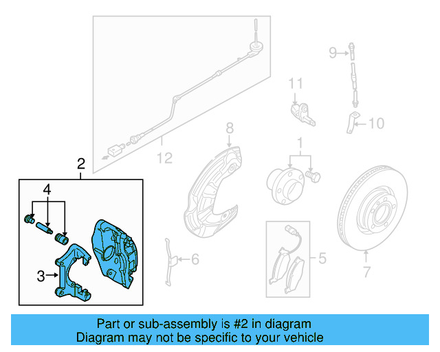 Caliper 1K0-615-123-E - View 44