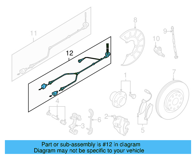 ABS Wheel Speed Sensor Wiring Harness 1K0-927-903-J - View 11