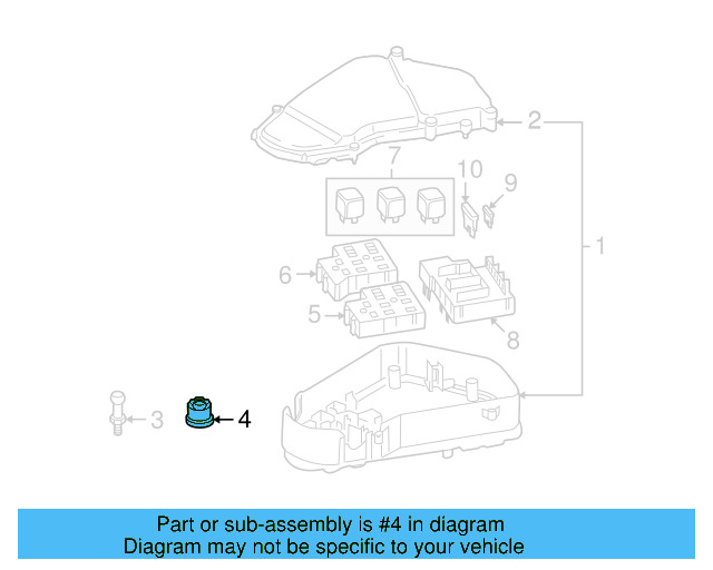 Engine Cover Insulator 06A-103-226 - View 27