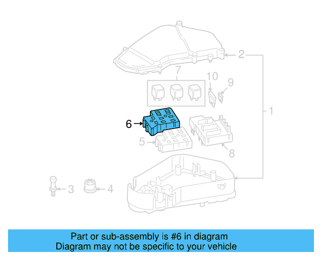 Relay & Fuse Plt 7L0-937-503-D - View 12