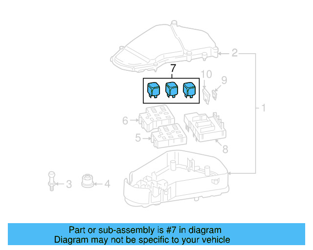 Fuel Pump Relay 191-906-383-C - View 10