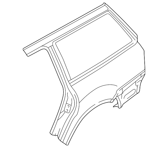 Quarter Panel 3B5-809-843-B - View 6