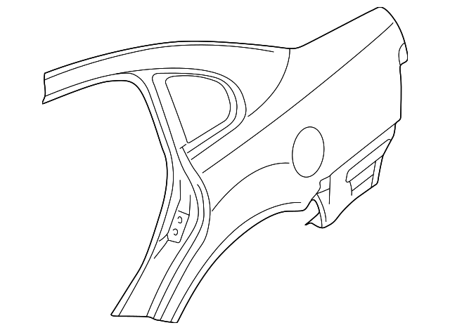 Quarter Panel 3B5-809-843-A - View 4