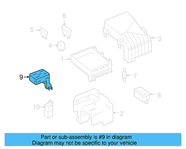 Fuse Box Cover 1K0-937-132-F - View 33