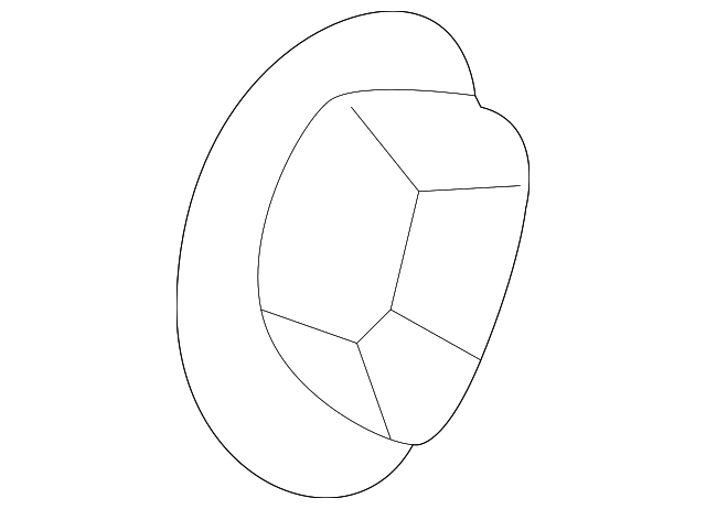 Rear Body Panel Trim Panel Clip 6K0-867-838 - View 3