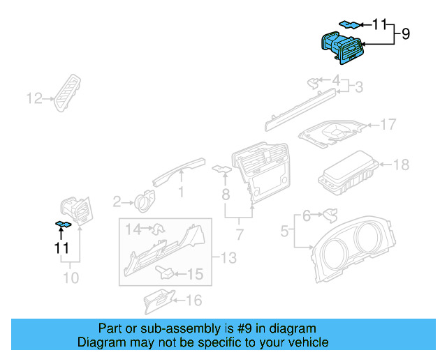 Air Outlet 5GM-819-704-C-ZNX