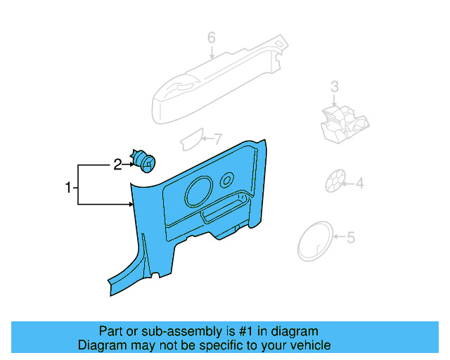 Lower Quarter Trim 1Y0-868-048-AF-PQS