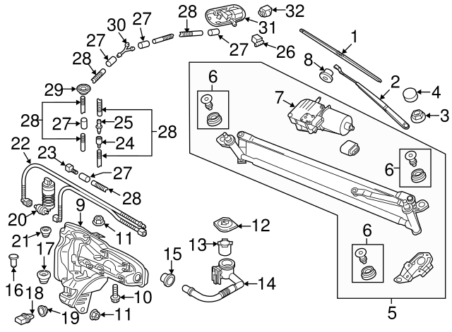 Level Sensor Seal 7M0-919-382 - View 75