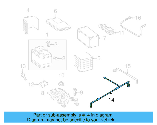 Positive Cable 1K0-971-228-M - View 42