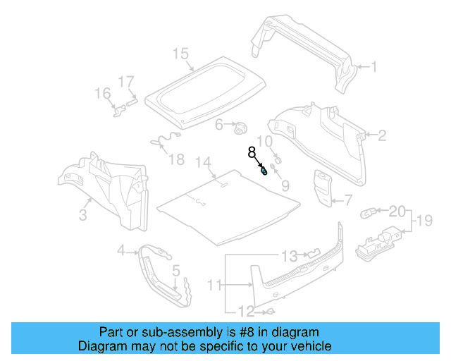 Knob 1J0-867-467-9B9 - View 12