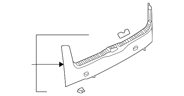 Rear Body Trim 1J6-863-459-E-B41 - View 2