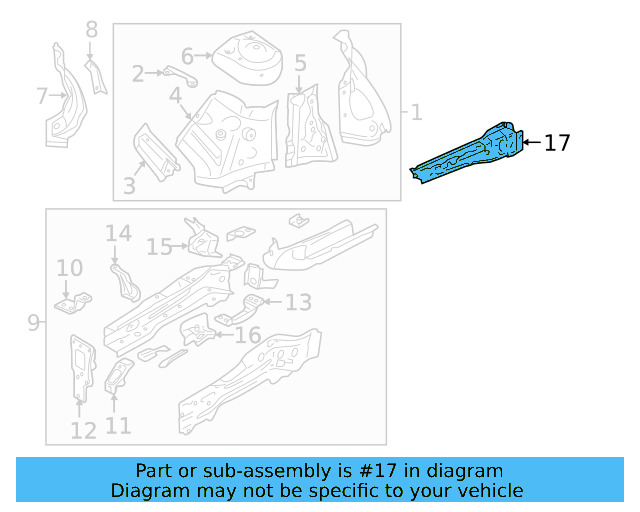 Upper Rail 3CN-810-135 - View 8