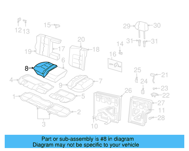 Cushion Cover 1J0-885-406-A-EWK - View 6