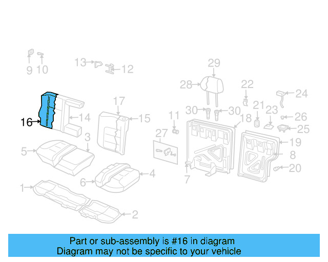 Folding Seat Latch 1J0-885-472 - View 7