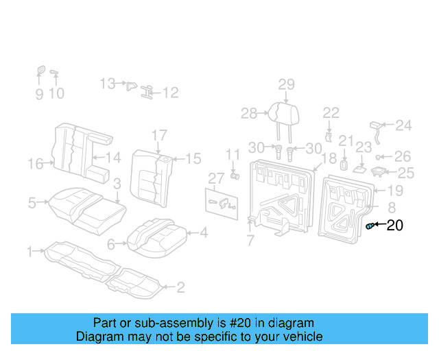Seat Back Cover 1J0-885-805-DK-KNX