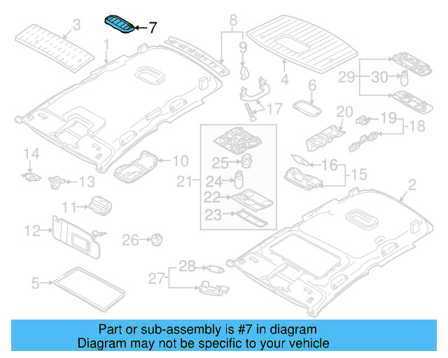 Sun Visor Cover 1K9-867-227-A - View 4