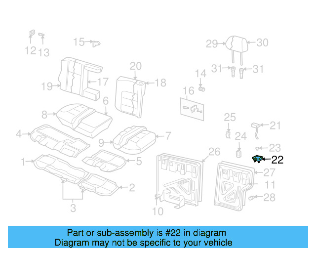 Seat Back Panel 1J5-885-754-8JS - View 13