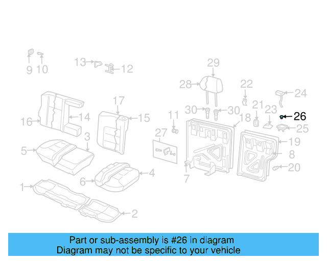 Seat Back Panel 1J5-885-754-8JS - View 15