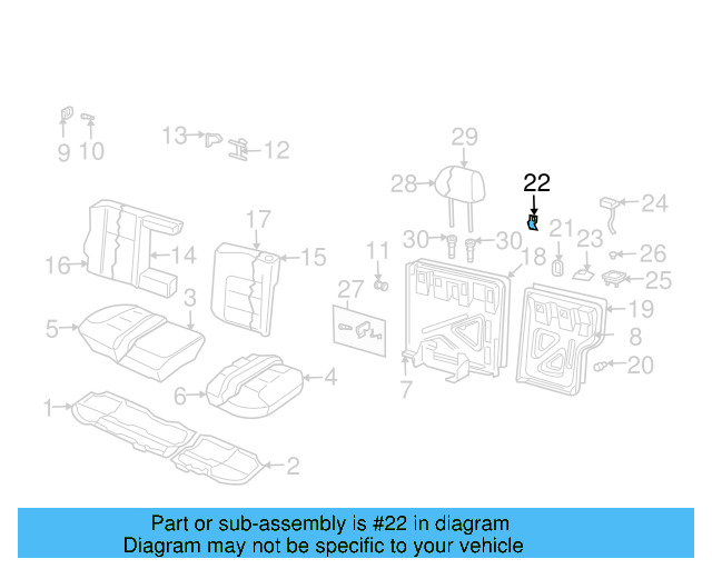 Cap Retainer 1J0-858-849 - View 11