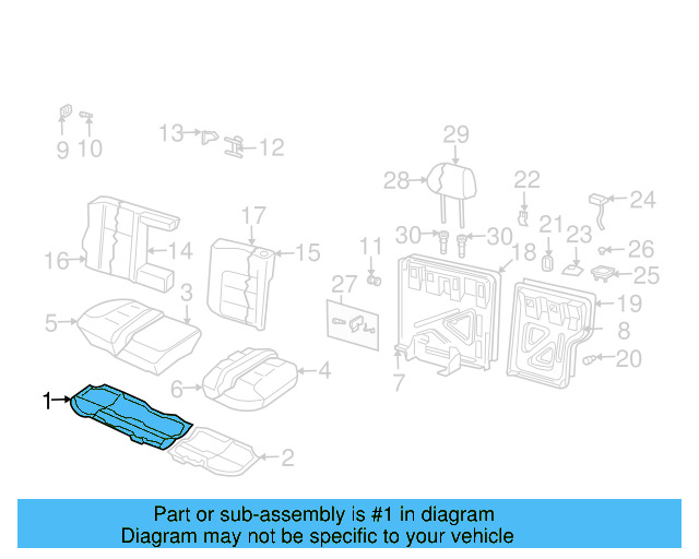 Seat Frame 1J0-885-306-F - View 7