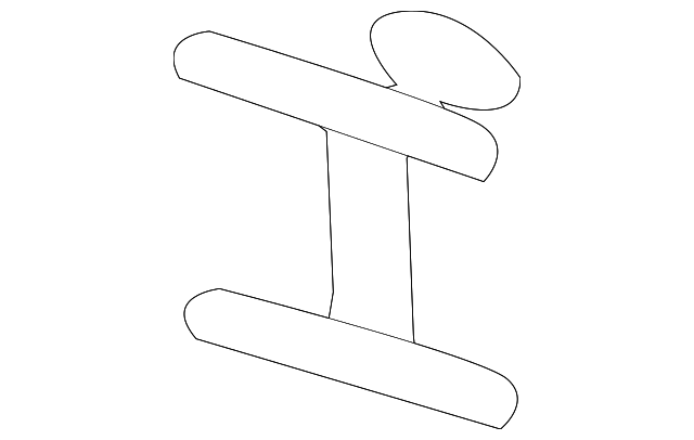 Center Bracket 1J0-886-187-E - View 2