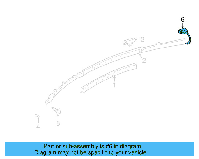 Contact Housing 6X0-972-783 - View 2
