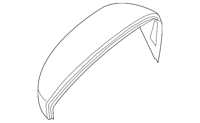 Mirror Cover (Unpainted) 5nn857537gru - View 4