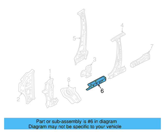 Inner Rocker 561-810-607 - View 7