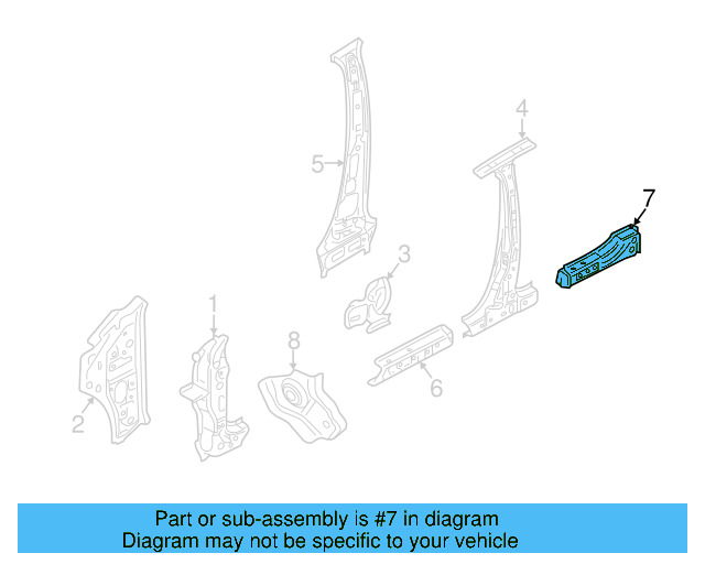 Inner Rocker 561-809-512 - View 10