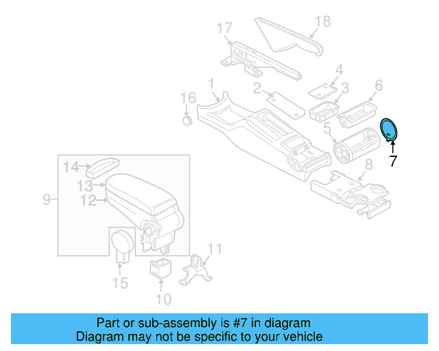 Side Cover 1J0-863-359-E-3SG - View 8