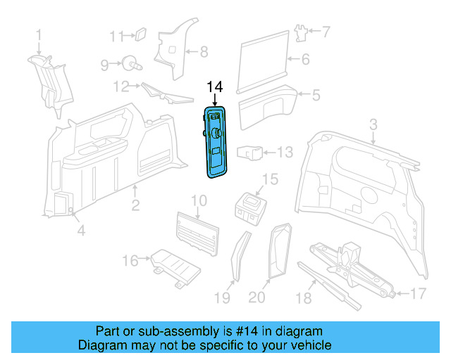 Inverter Bezel 7B0-907-565-J-ES3