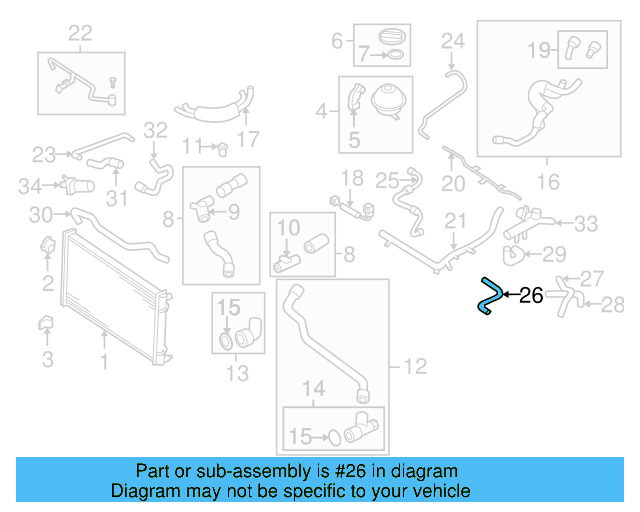 Hose 1C0-121-447-K - View 4