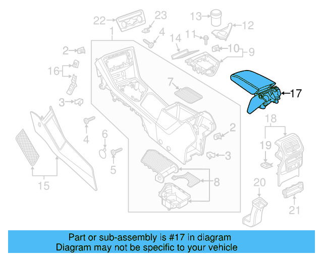 Armrest 5NN-864-207-C-ICE - View 5