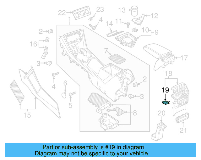 Rear Trim Clamp 5NN-867-388