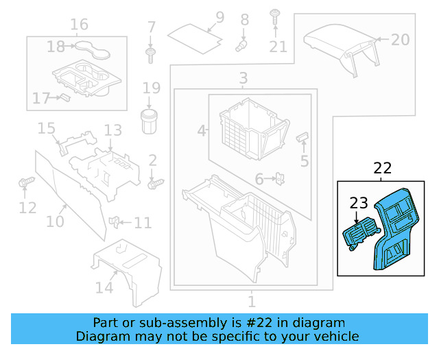 Rear Panel Assembly 3CM-864-298-B-TLL - View 2