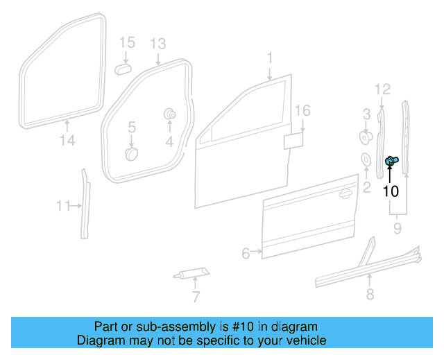 Lower Seal Clip 3B0-839-723 - View 7