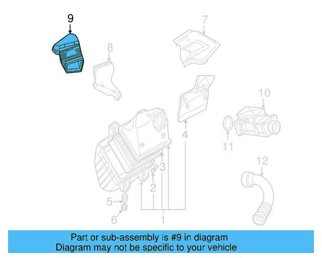 Intake Hose 058-133-356-L - View 10